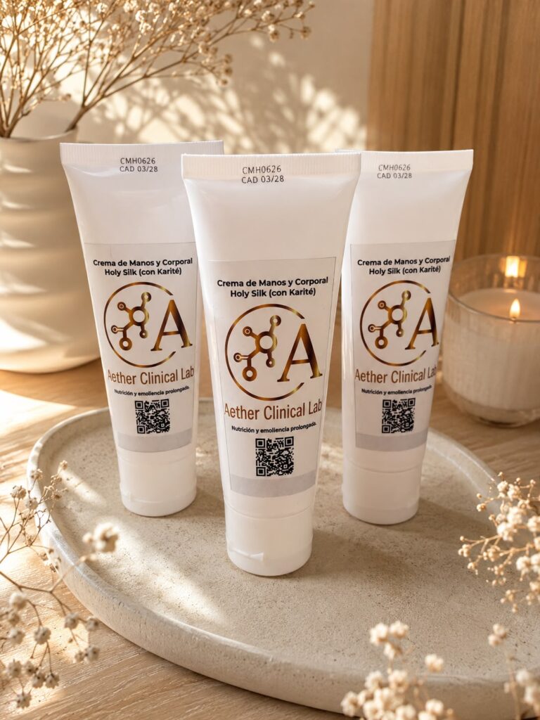 Crema de manos y corporal Holy Silk con karité