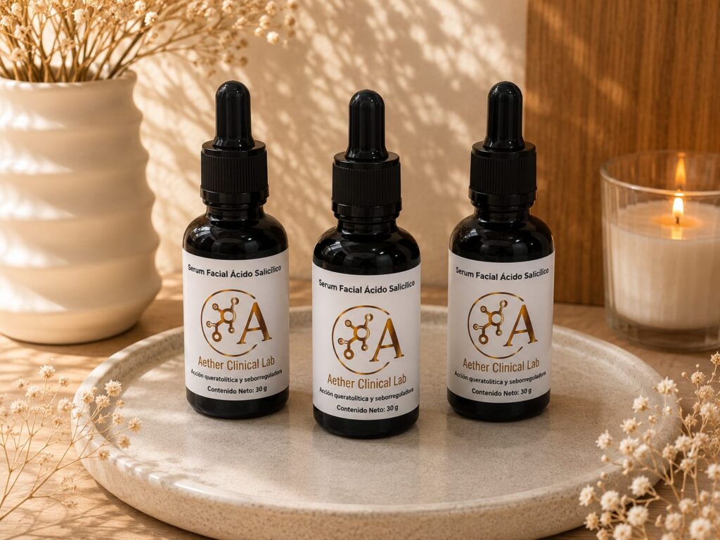 Sérum facial con ácido salicílico 2%