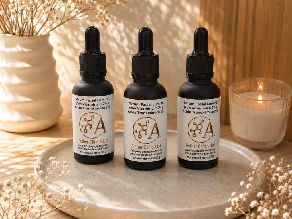 Sérum facial LuminC con vitamina C y ácido tranexámico